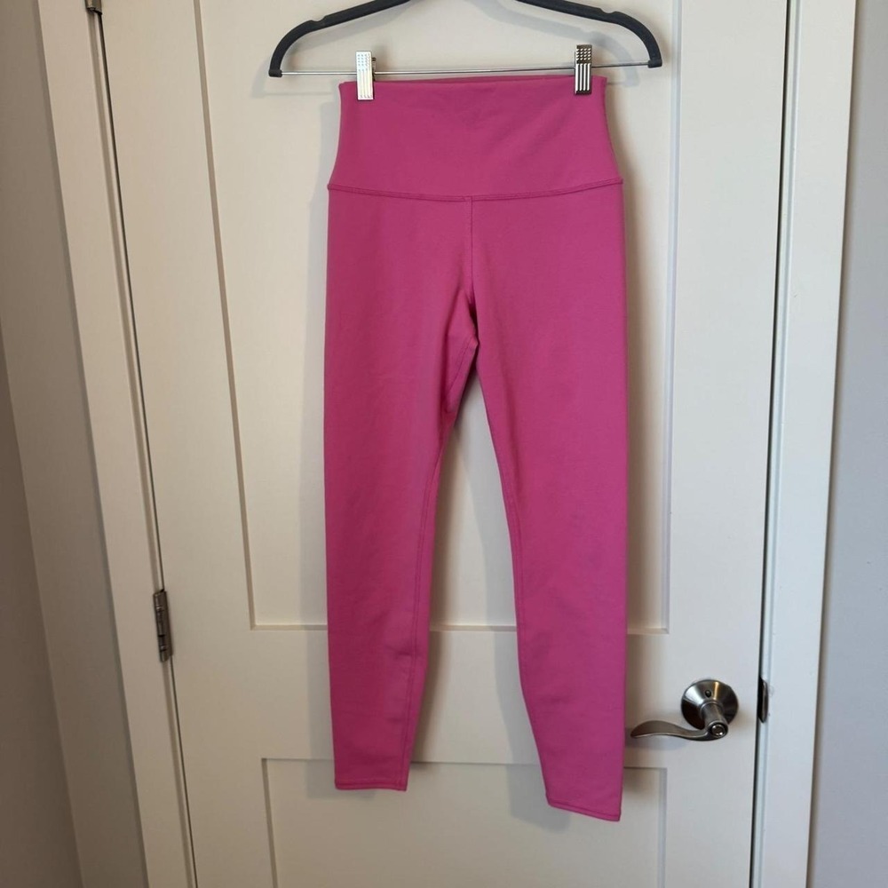 Alo‎ Yoga Womens High-Waist Airbrush Leggings Pink XS Activewear Yoga Pants